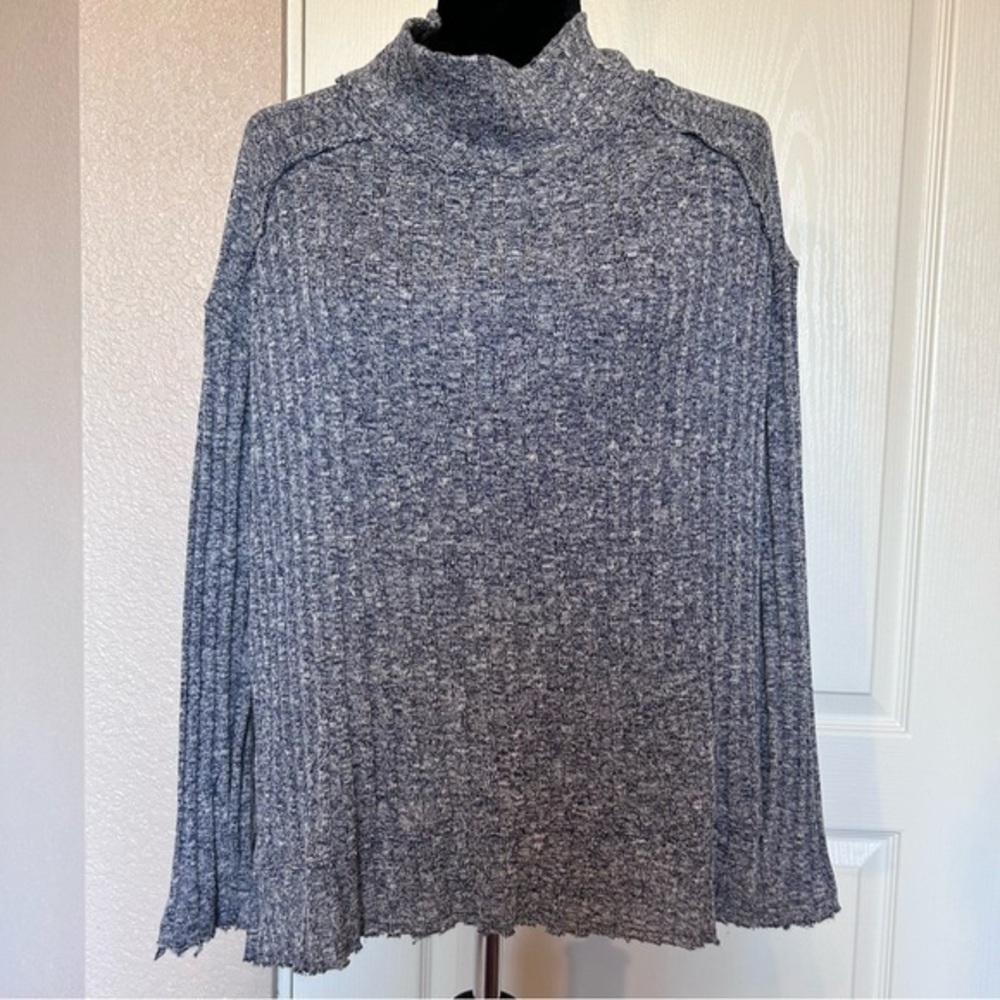 Free‎ People Gray Cowl Neck Sweater Size Small